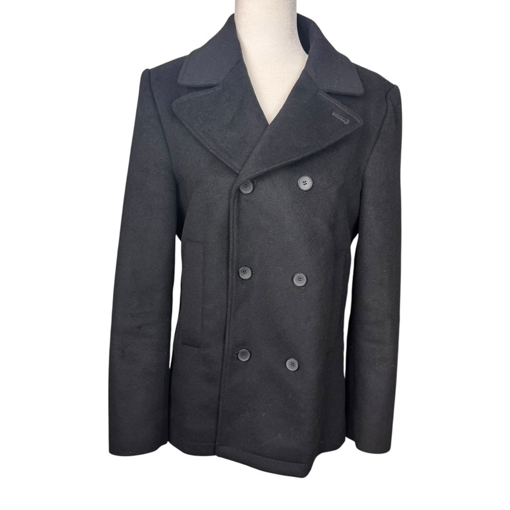 Everlane Women's Wool Cashmere Blend Coat Black Size Large /XL Fit